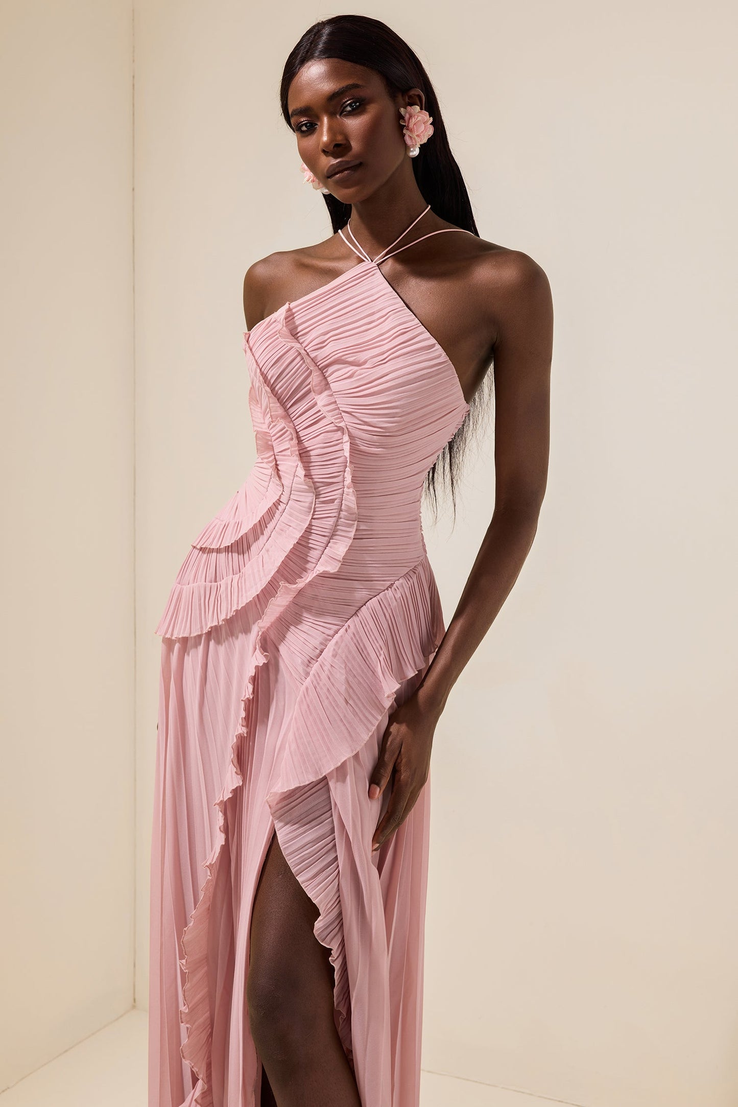 ARIA | Pleated Maxi Dress
