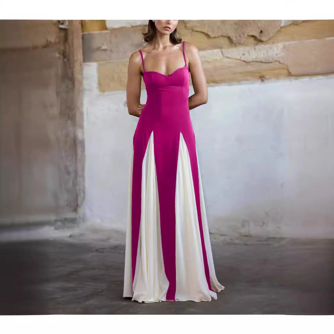DivaElla™- Cinched Waist Sling Dress