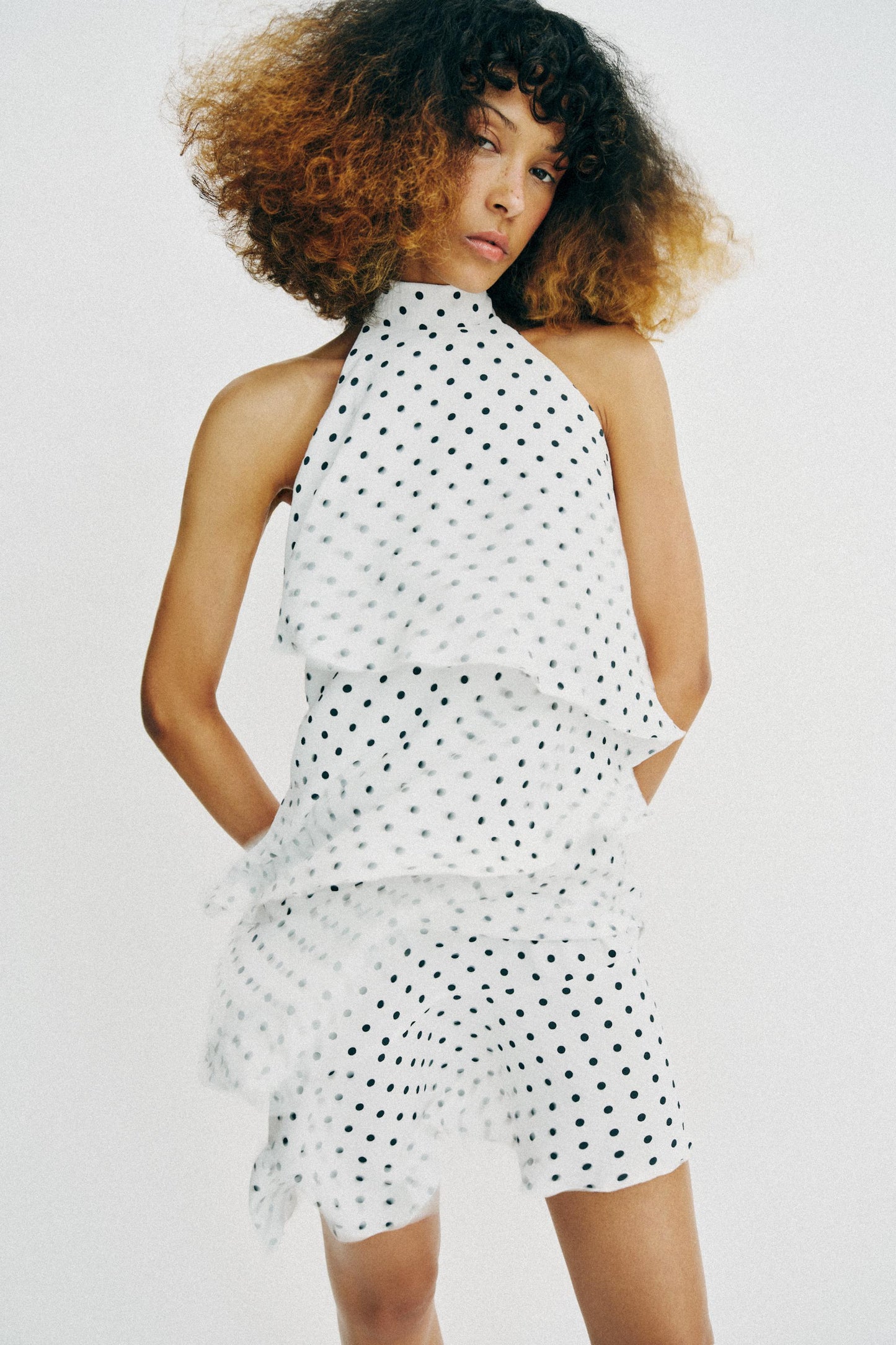 Venice | Polka Dot Halter Dress