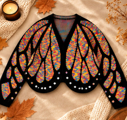 Butterfly Knit Cardigan