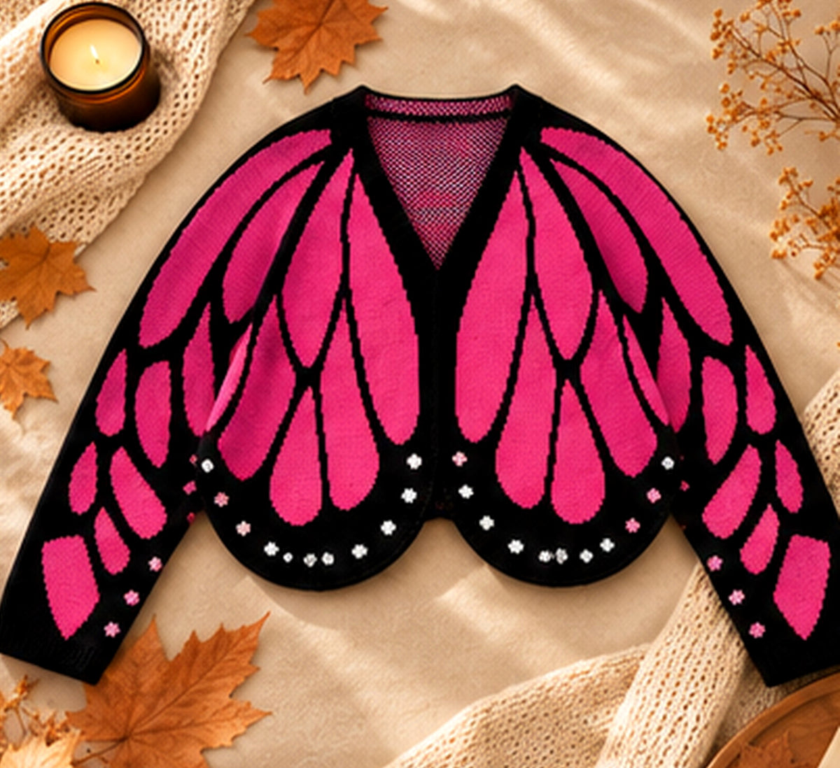 Butterfly Knit Cardigan