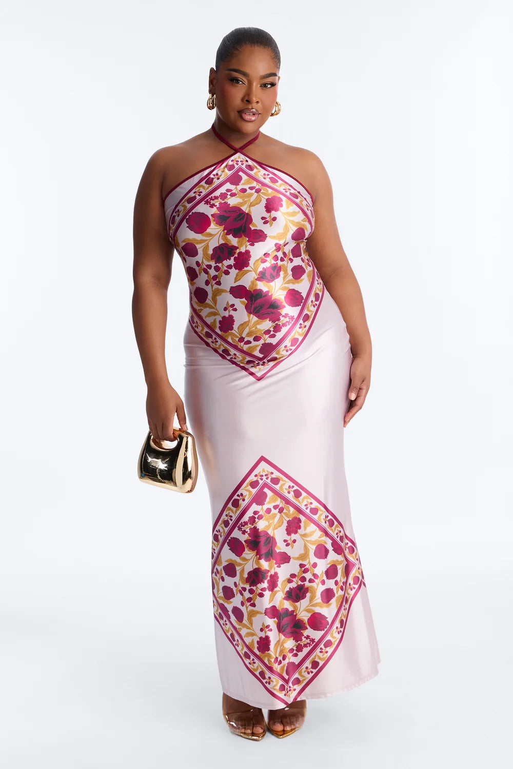 Louisa | Satin Maxi Dress
