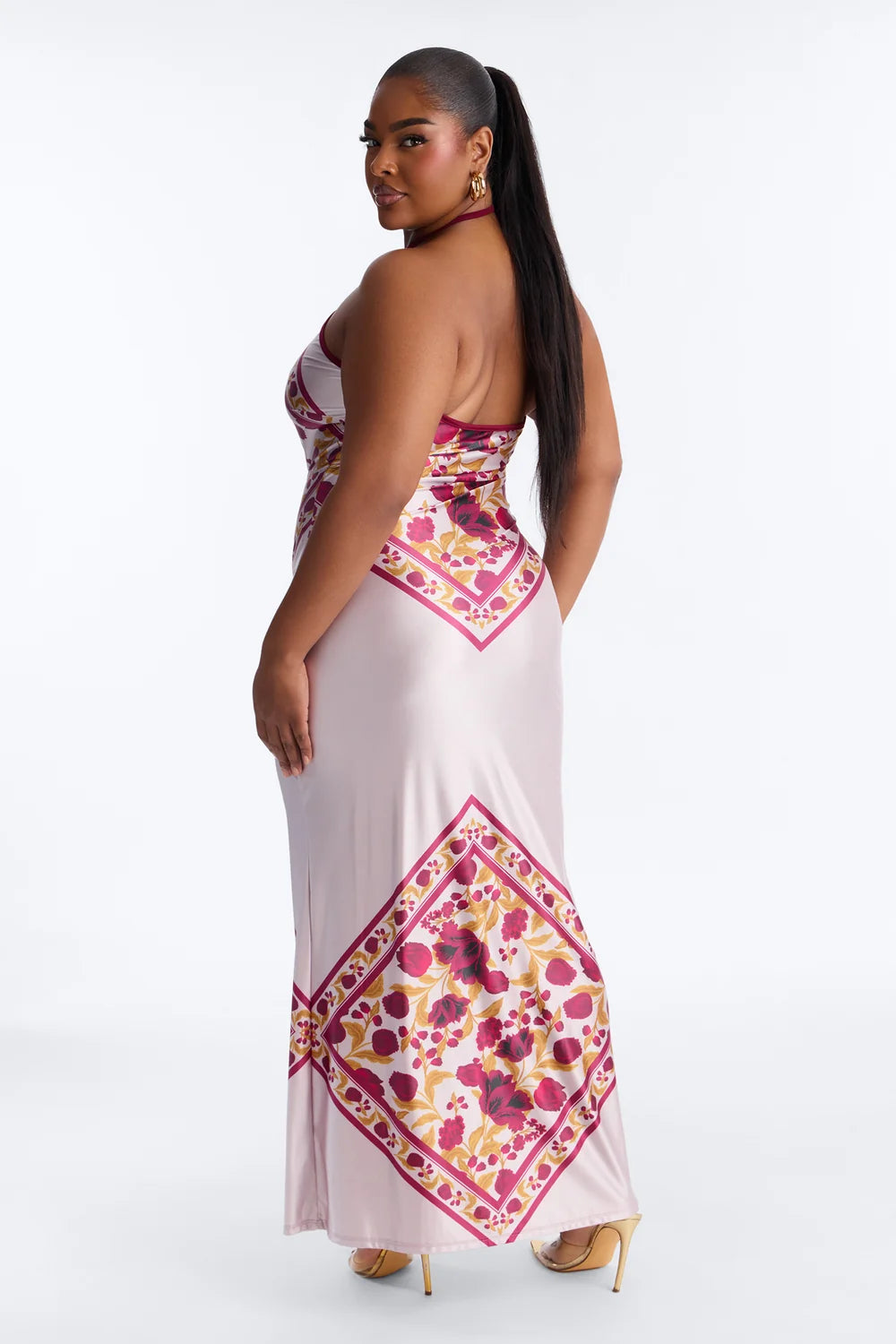 Louisa | Satin Maxi Dress