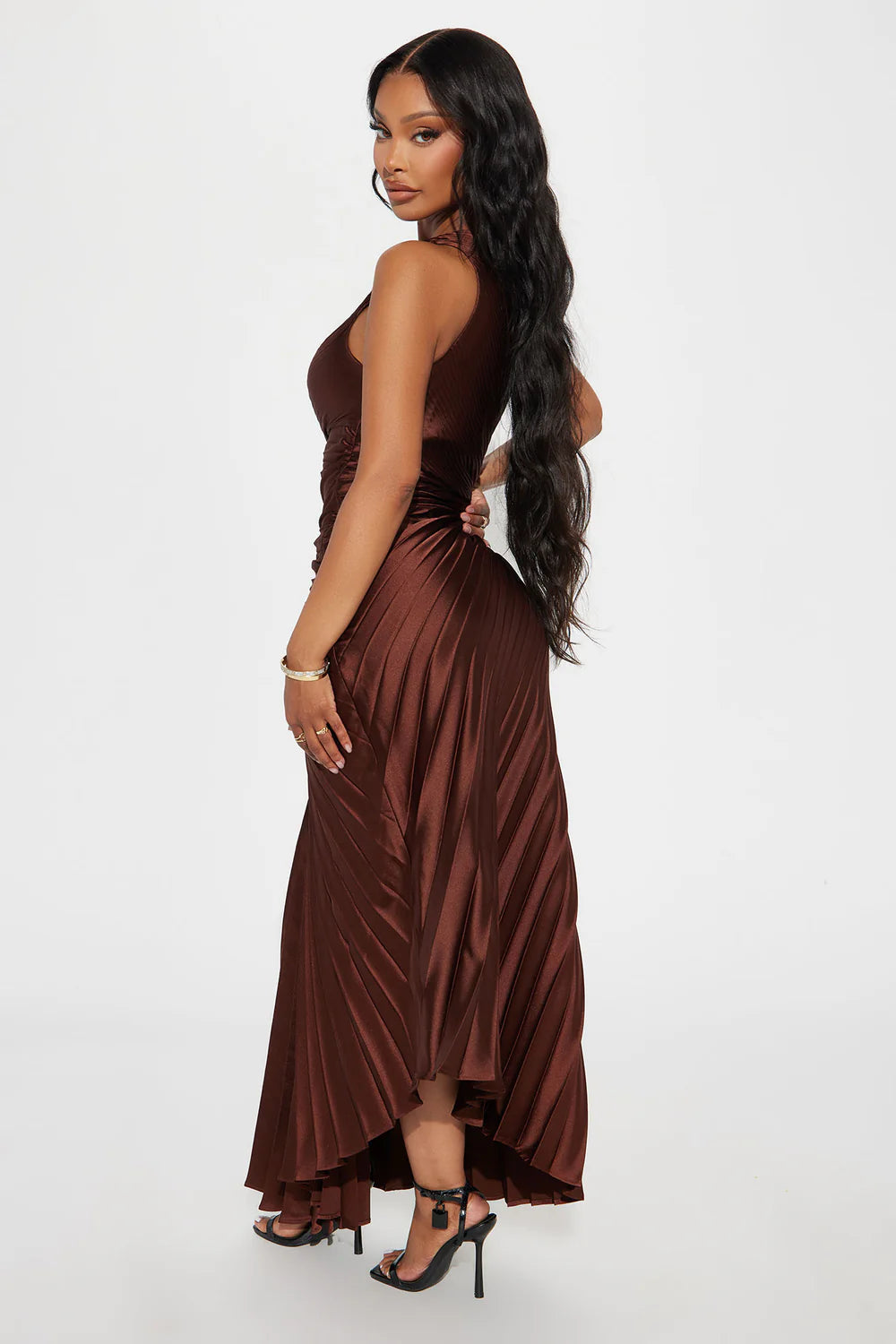 Belle | Satin Maxi Dress