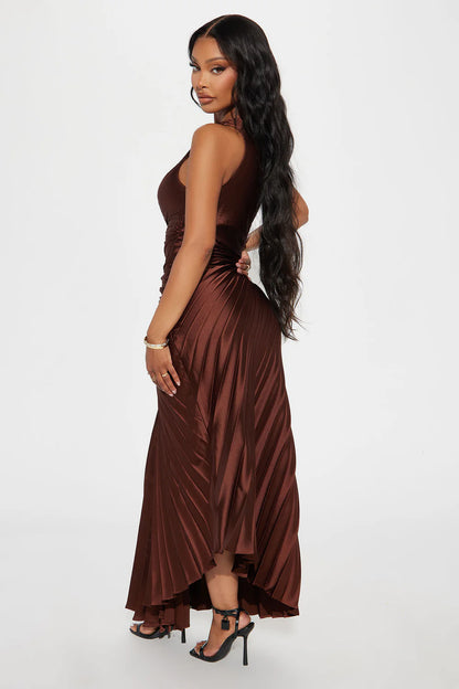 Belle | Satin Maxi Dress