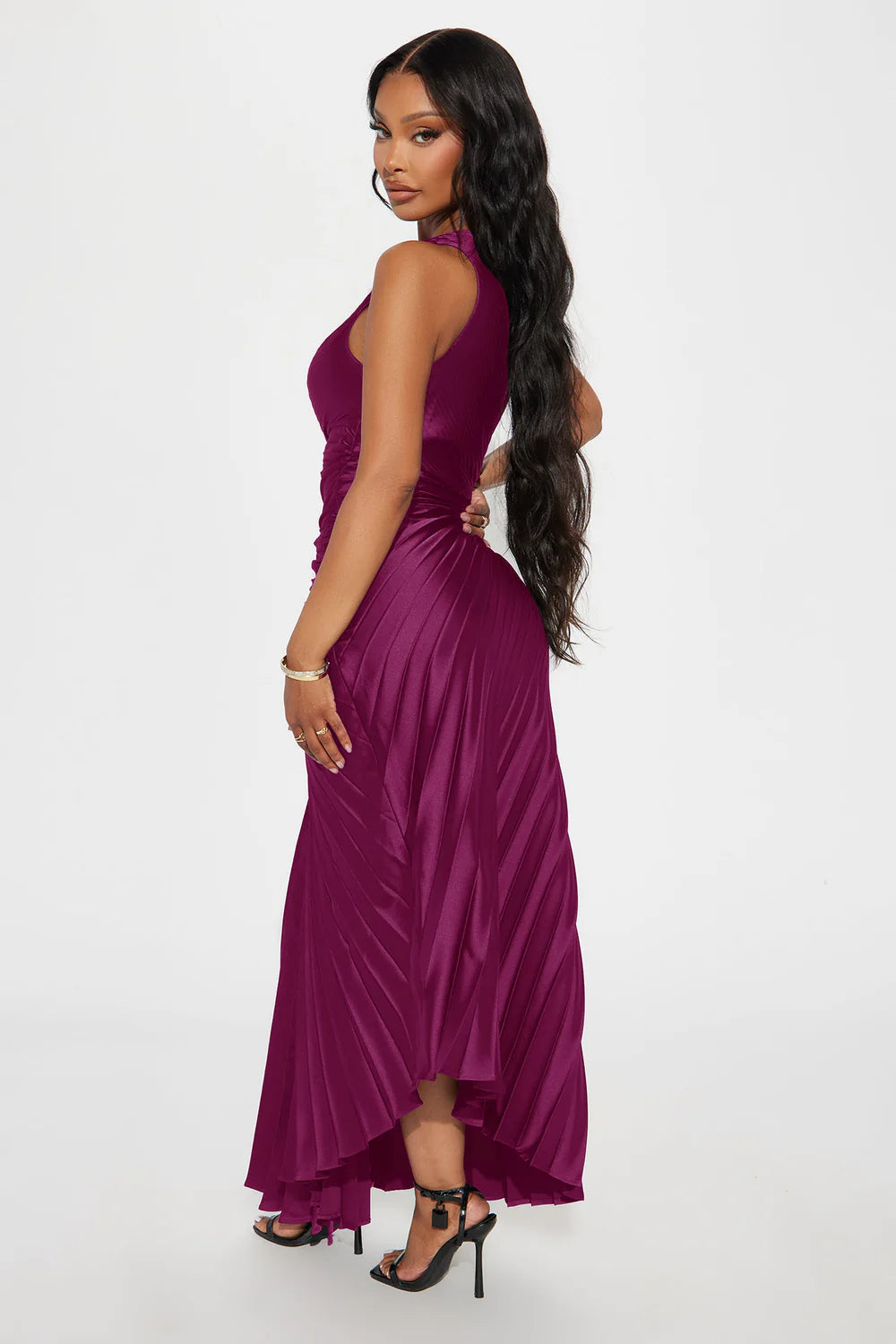 Belle | Satin Maxi Dress