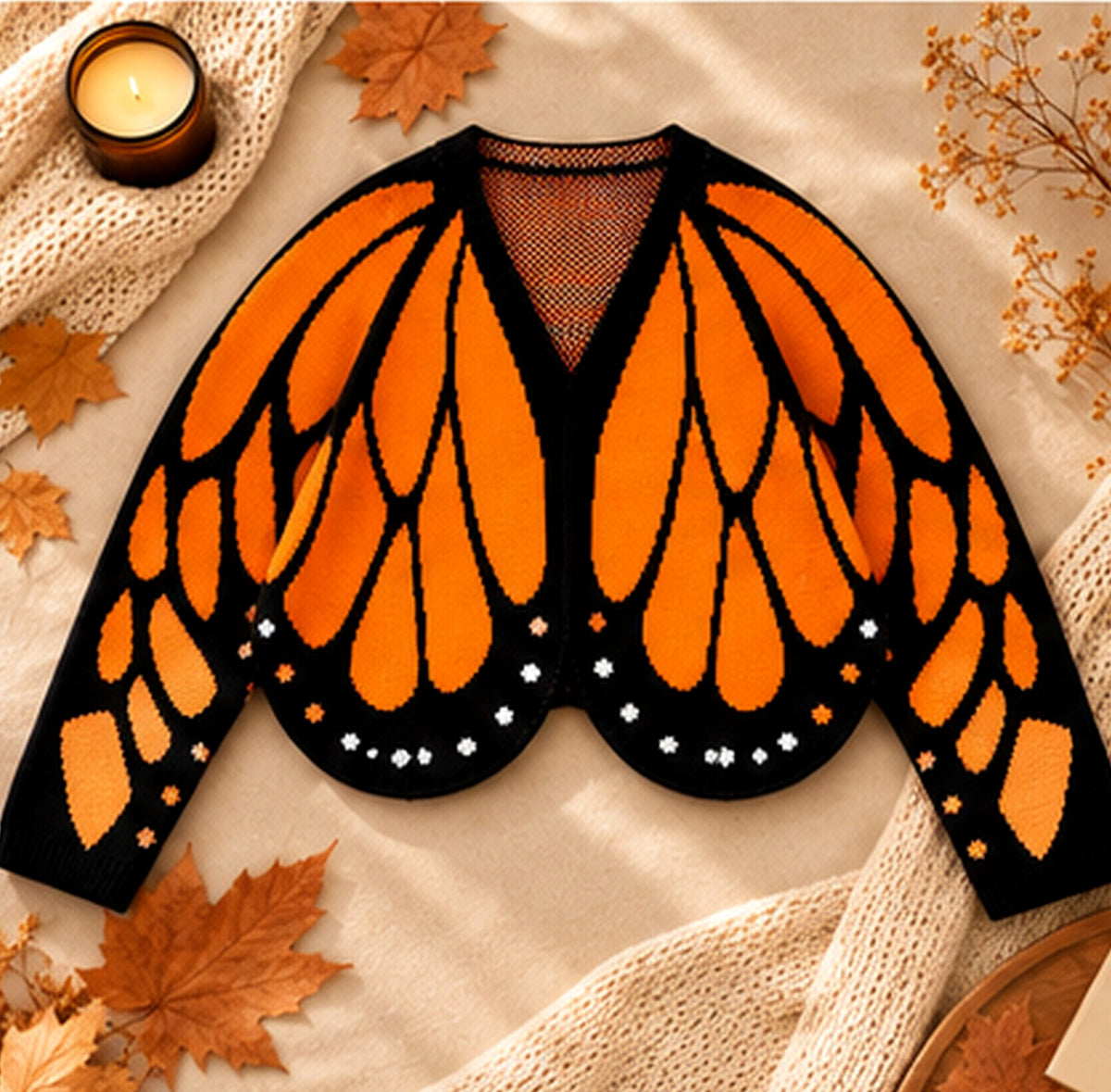 Butterfly Knit Cardigan