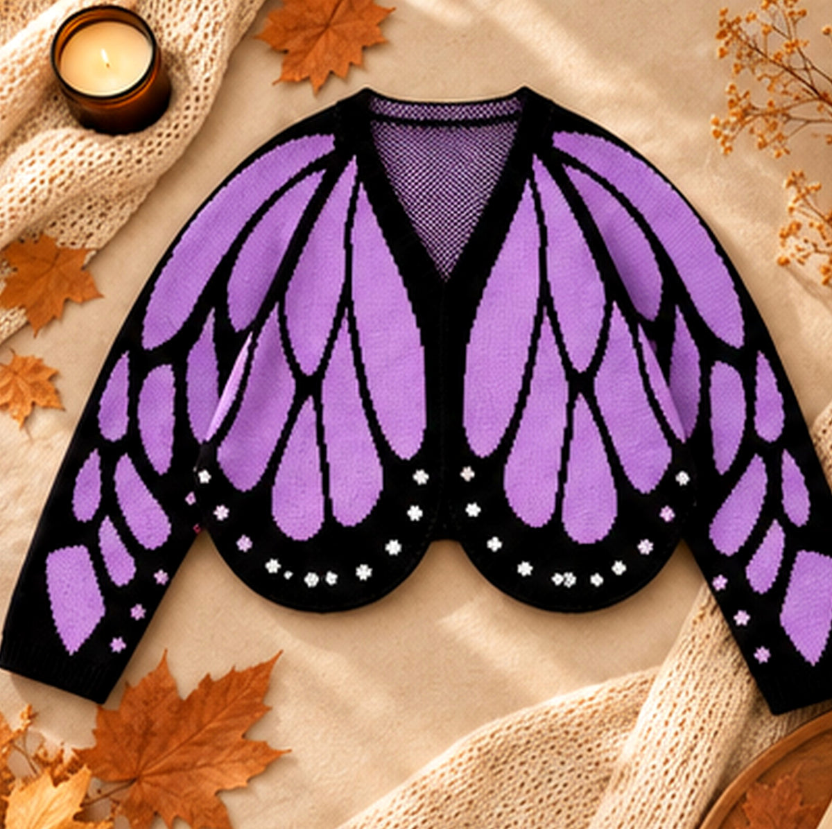 Butterfly Knit Cardigan