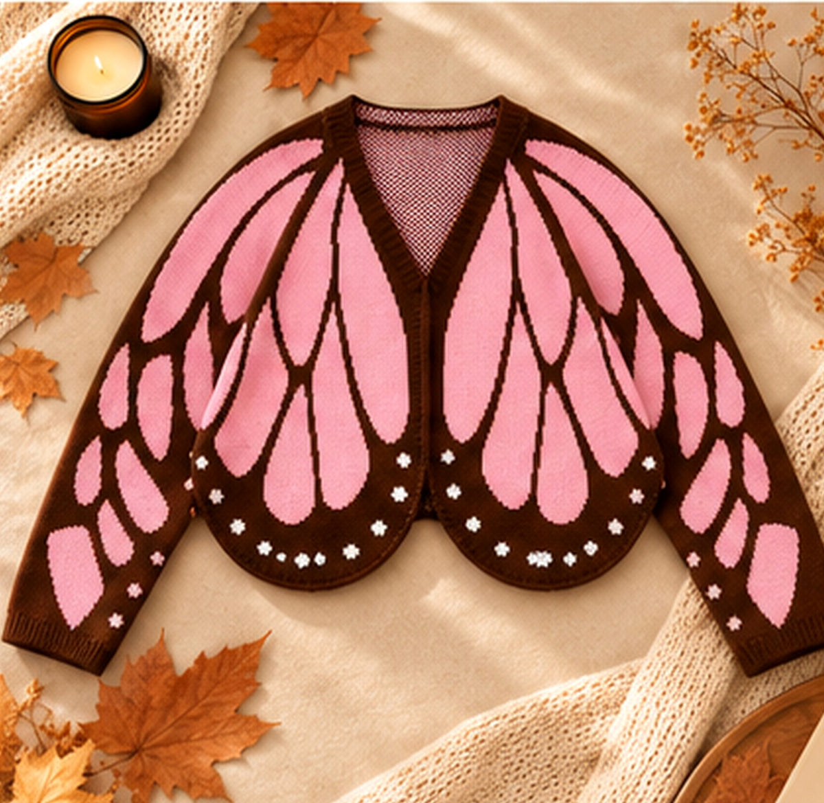 Butterfly Knit Cardigan