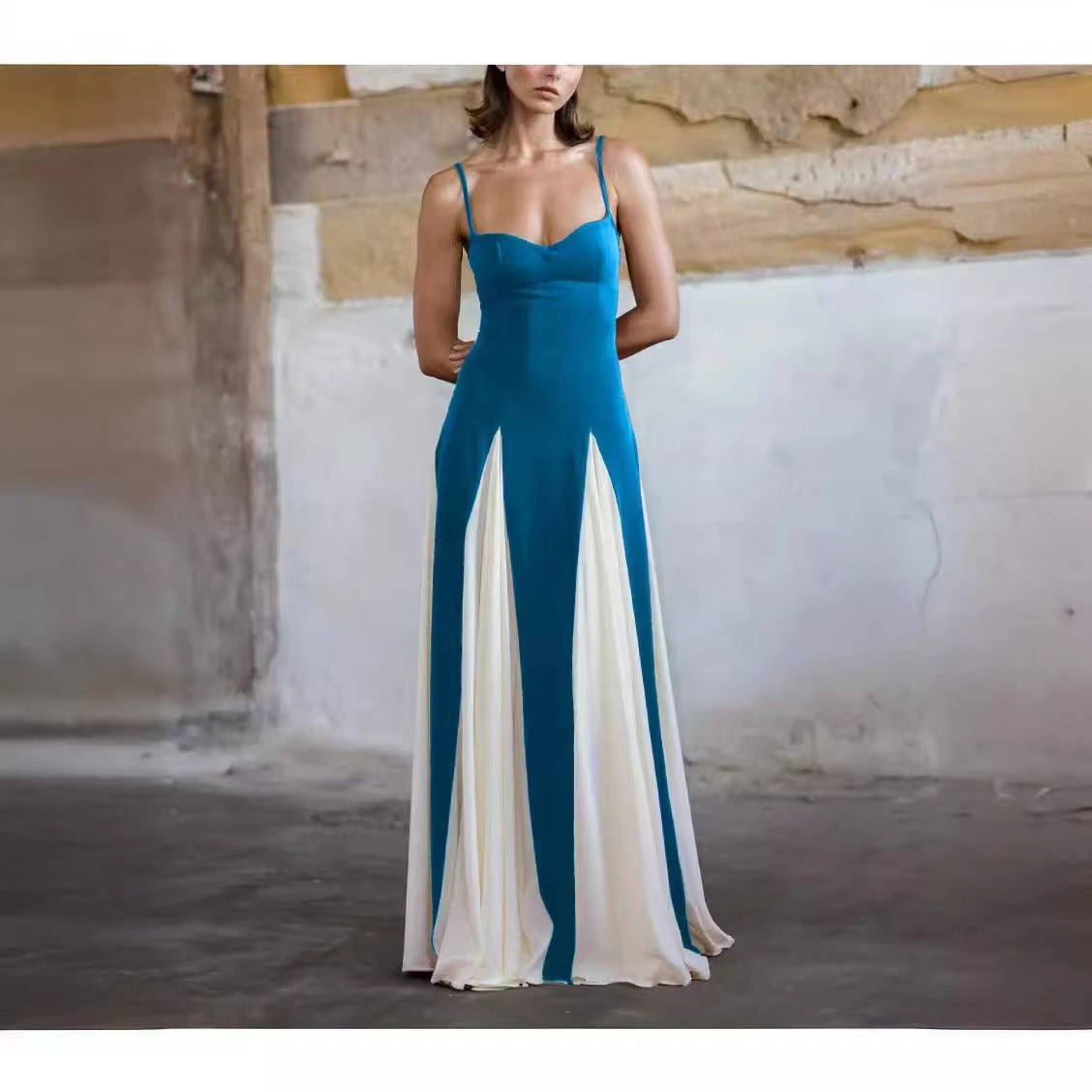 DivaElla™- Cinched Waist Sling Dress
