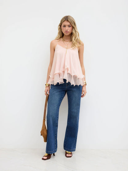 Sophia | Ruffled Layered Cami Top