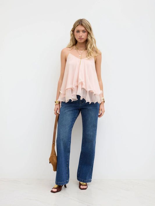 Sophia | Ruffled Layered Cami Top