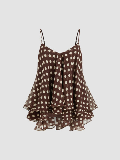 Sophia | Ruffled Layered Cami Top