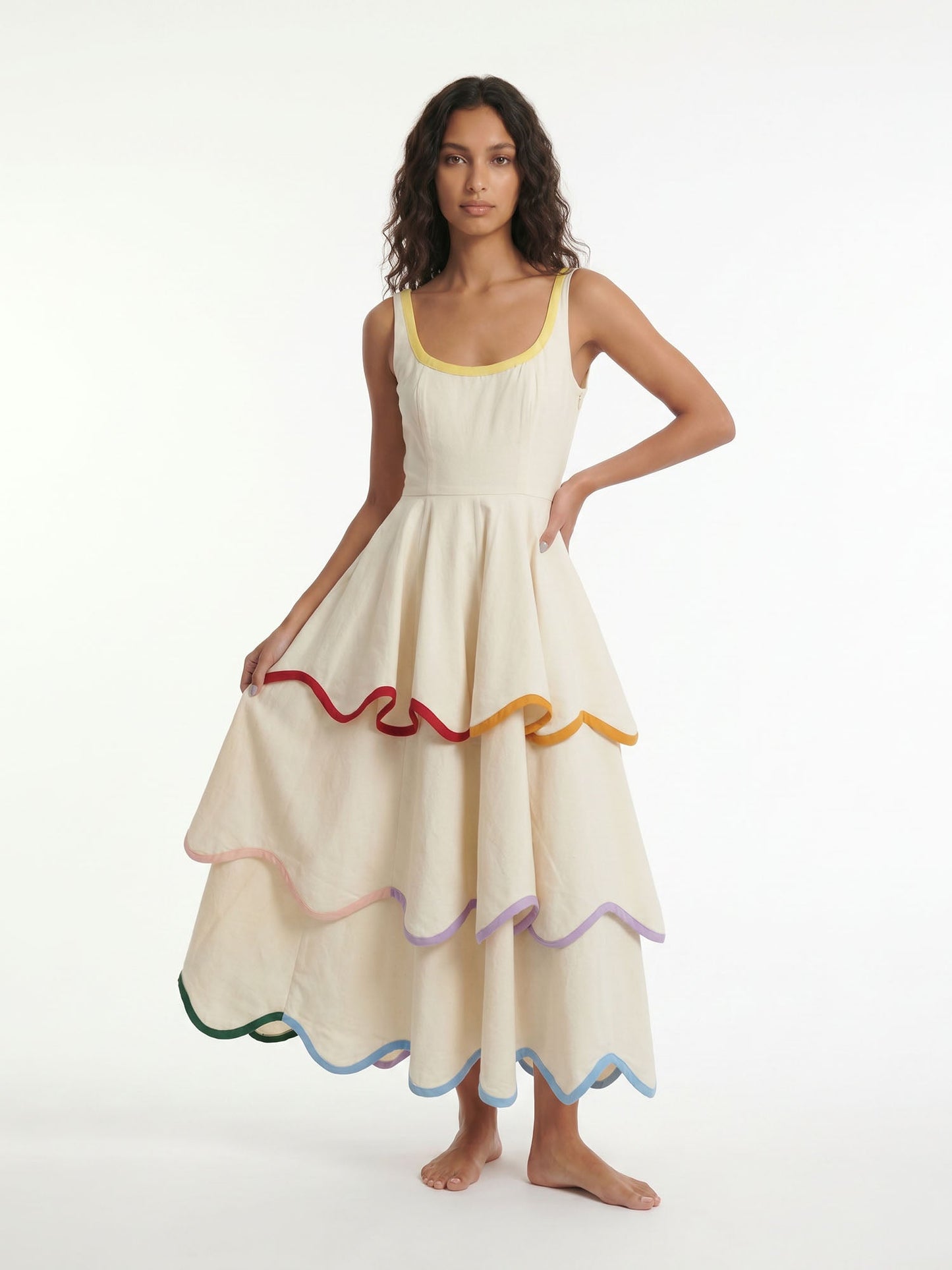 Oz | Ruffle Maxi Dress