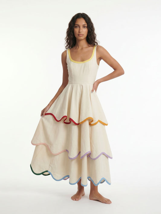 Oz | Ruffle Maxi Dress