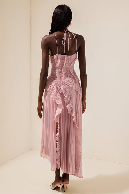 ARIA | Pleated Maxi Dress