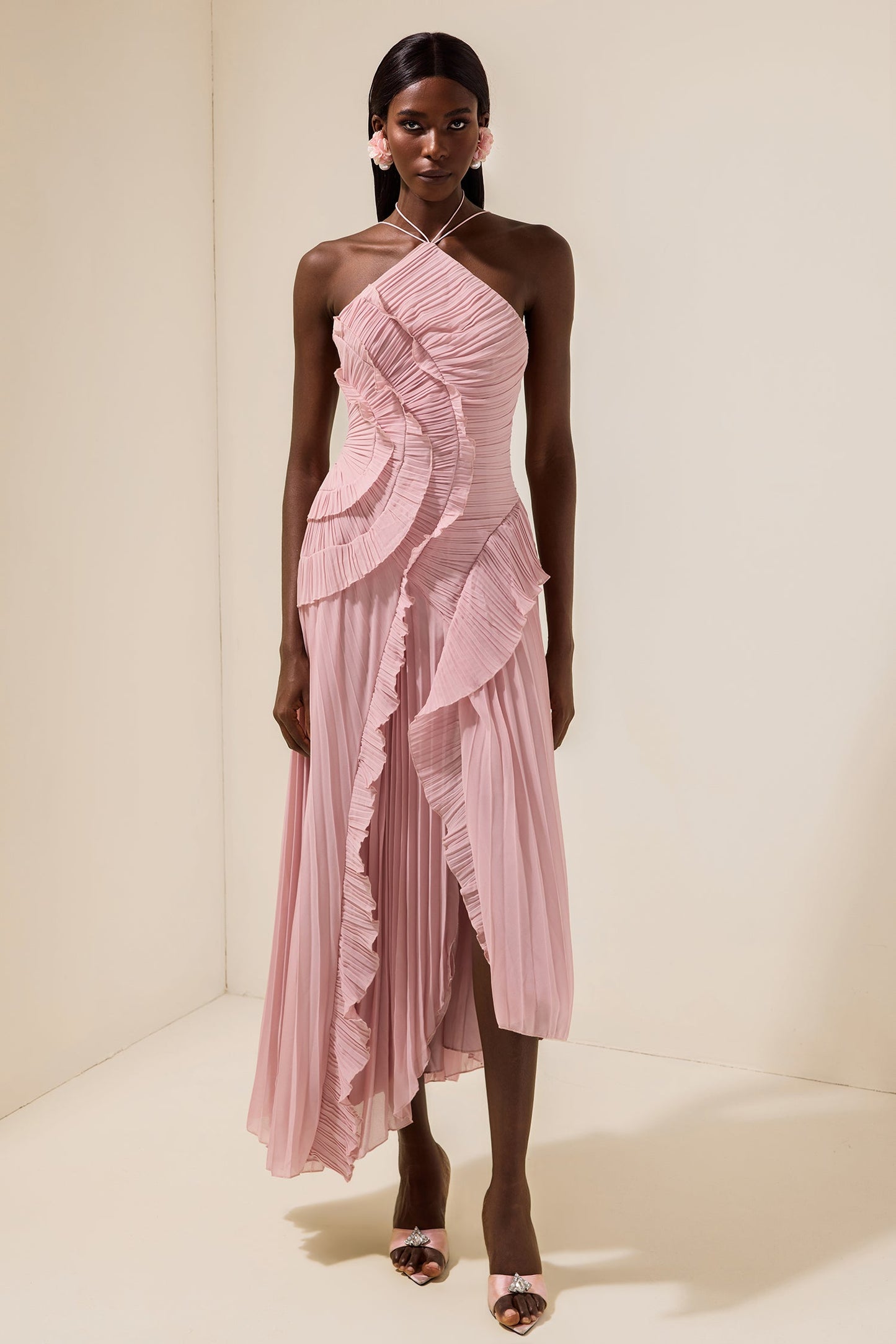 ARIA | Pleated Maxi Dress