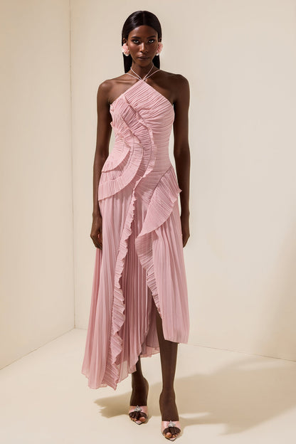 ARIA | Pleated Maxi Dress