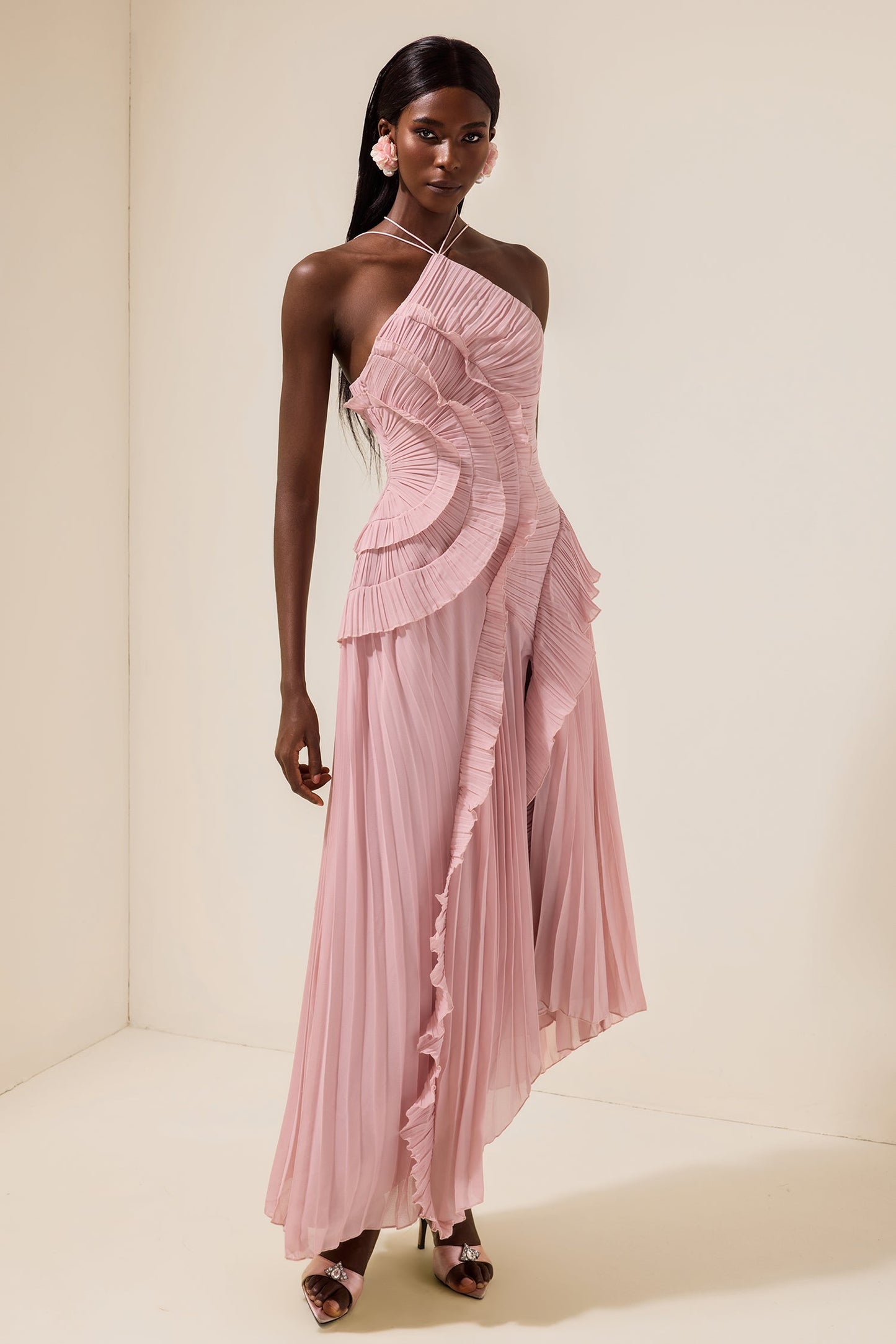 ARIA | Pleated Maxi Dress