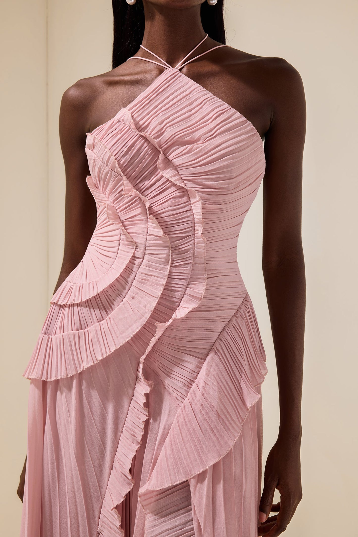 ARIA | Pleated Maxi Dress