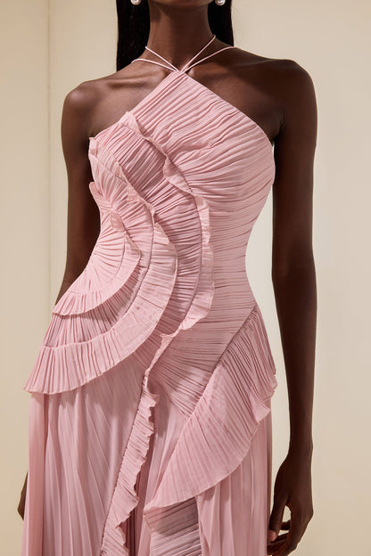 ARIA | Pleated Maxi Dress