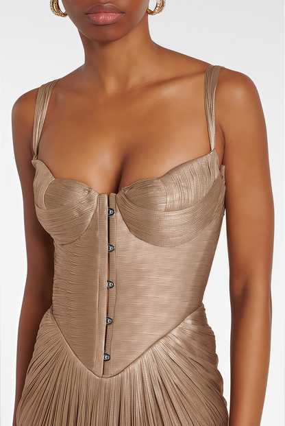 DivaElla™ Nicoletta Corset Maxi Dress