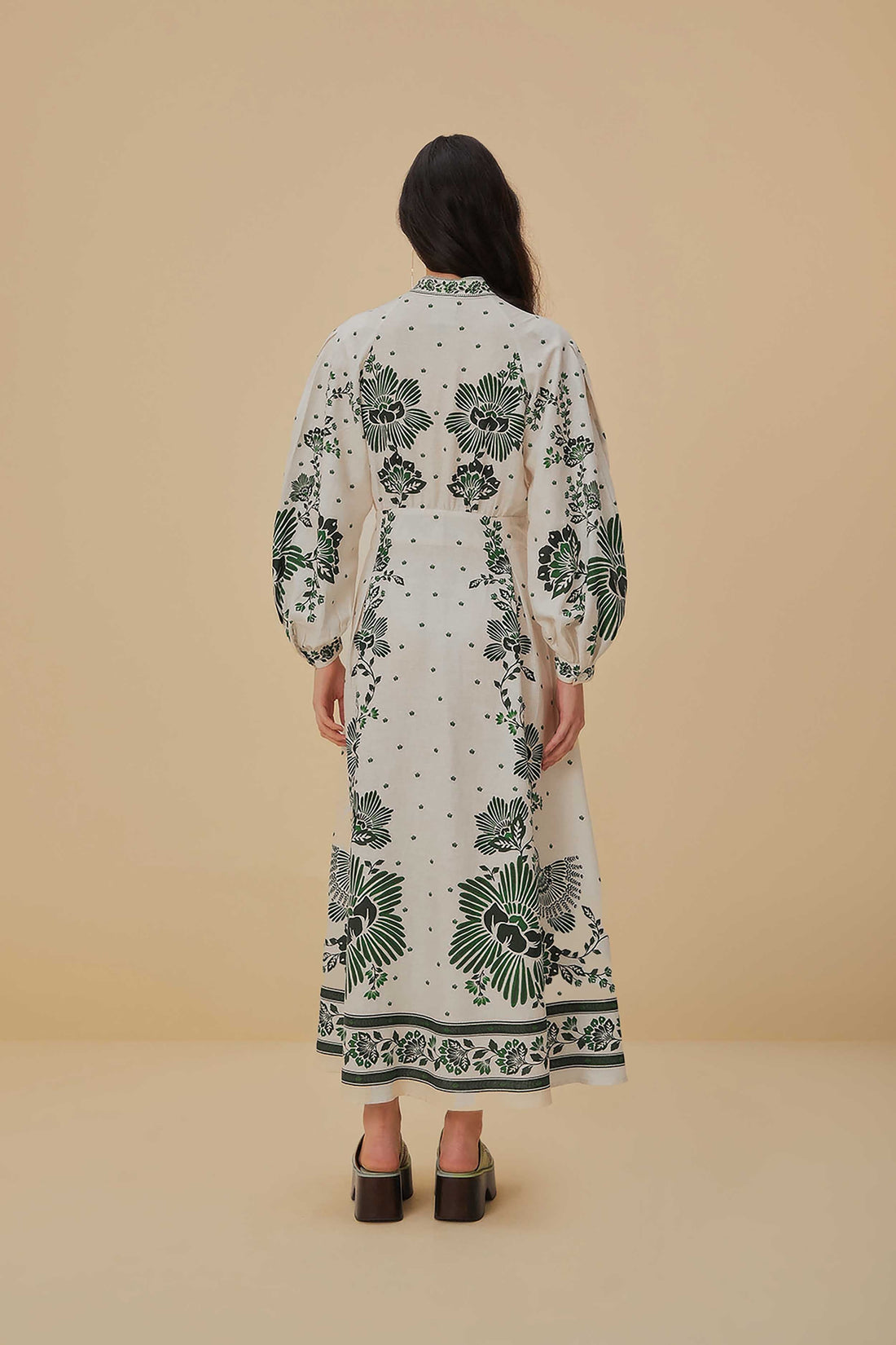 DivaElla™- Botanical Elegance Maxi Dress