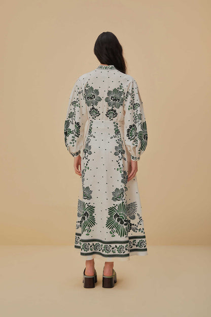 DivaElla™- Botanical Elegance Maxi Dress