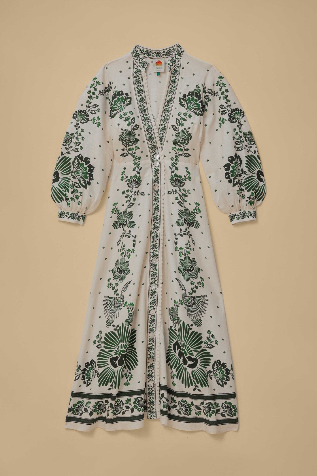 DivaElla™- Botanical Elegance Maxi Dress