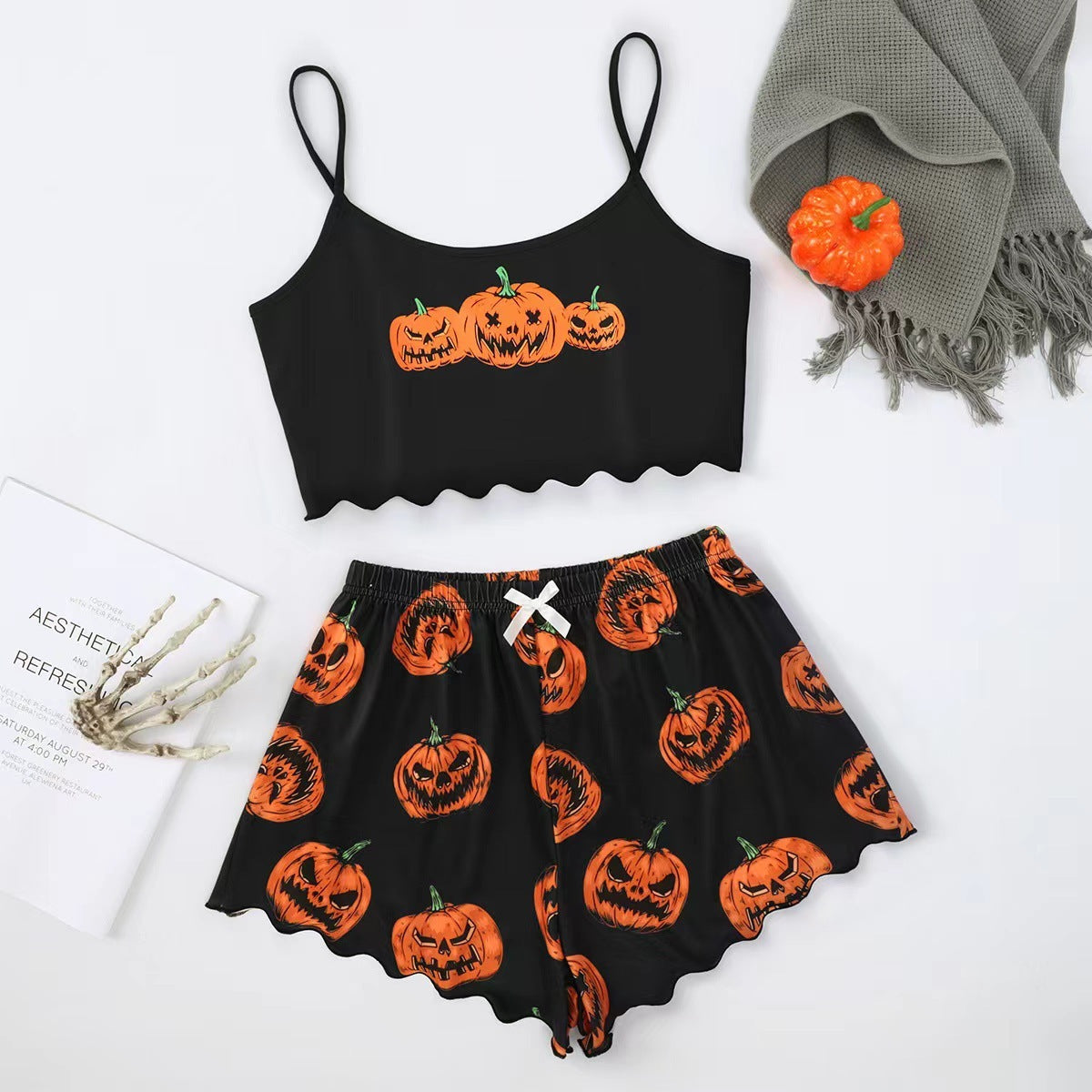 DivaElla™- Two-piece Halloween Pajamas Suit