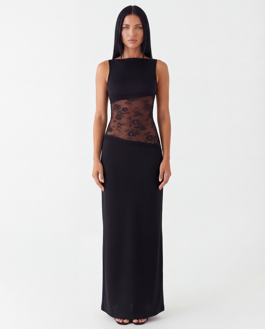 Palermo | Lace Waist Maxi Dress