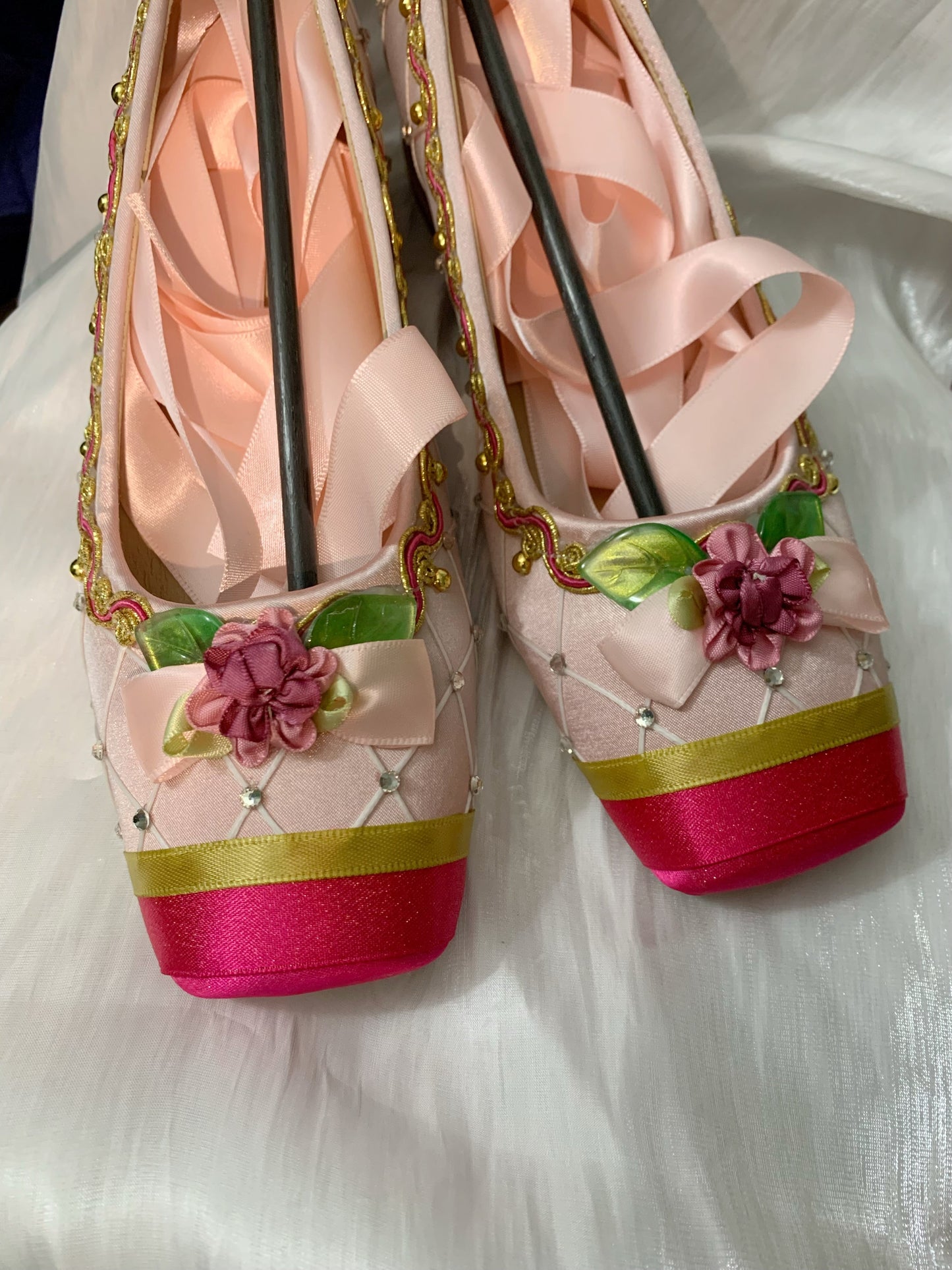 Genevieve's high heels