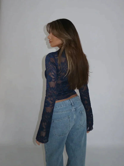 Vittoria | Modern Fashion Lace Top Blouse