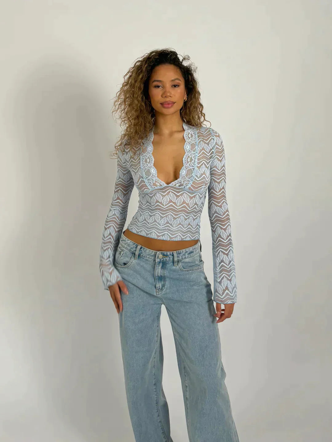 Vittoria | Modern Fashion Lace Top Blouse