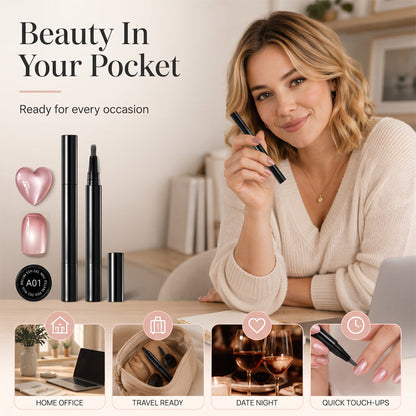 DivaElla™- One Step Nail Gel Pen- 6 Color Set