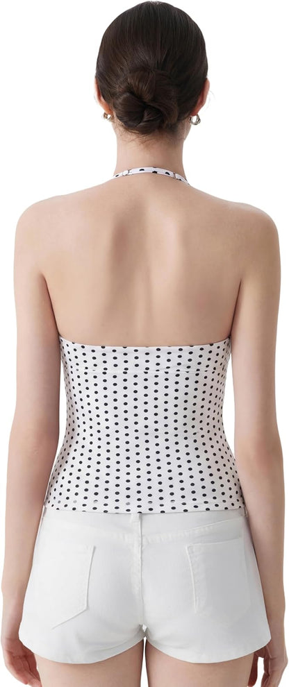 Eva | Double-Lined Padded Halter Tank