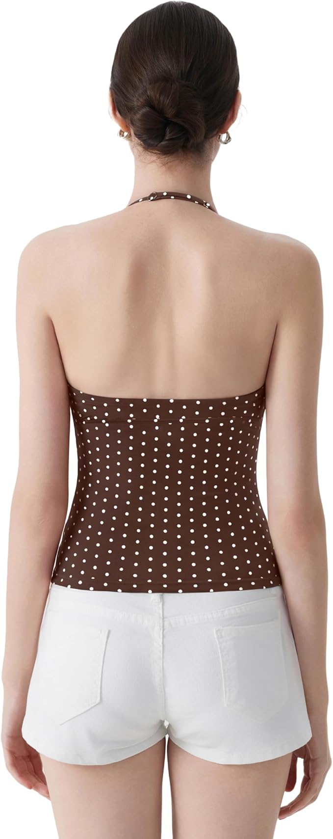 Eva | Double-Lined Padded Halter Tank