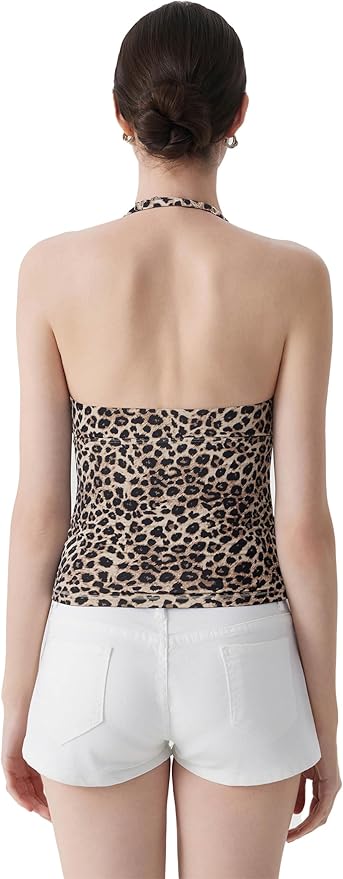 Eva | Double-Lined Padded Halter Tank