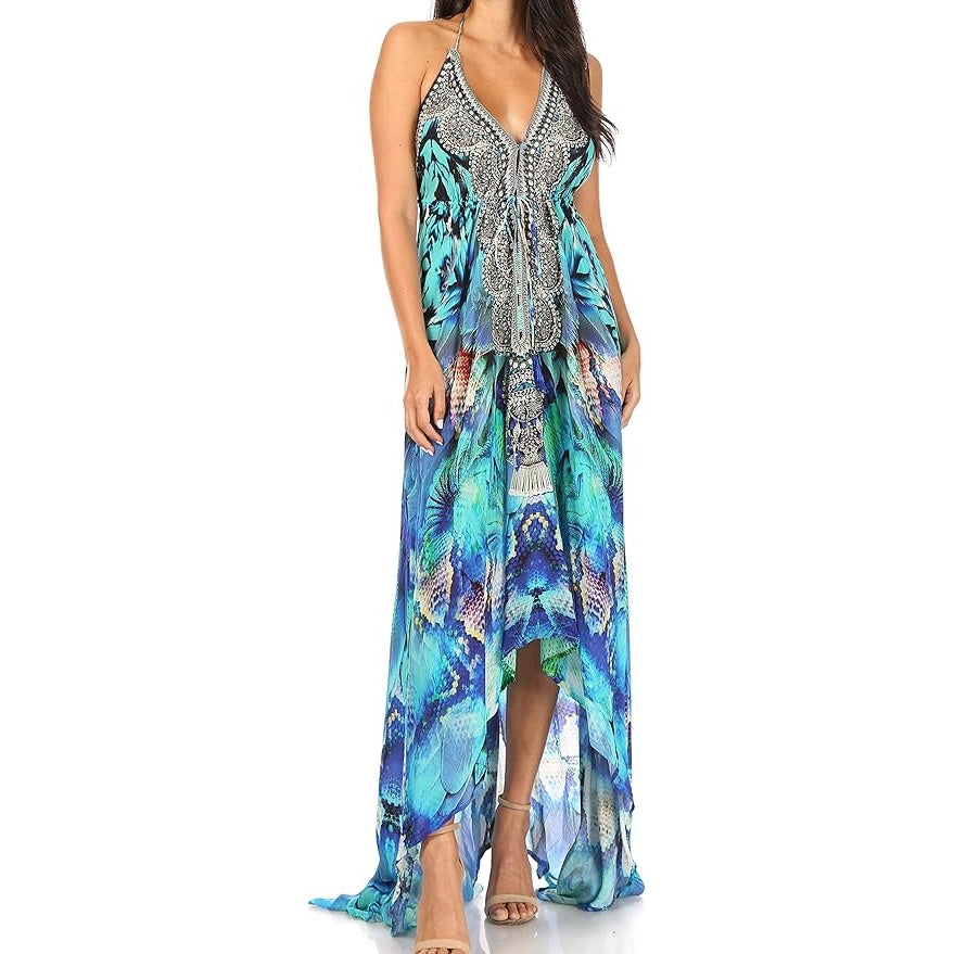Sakkaz | Halter Handkerchief Dress