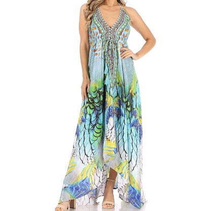Sakkaz | Halter Handkerchief Dress