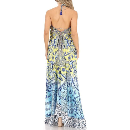 Sakkaz | Halter Handkerchief Dress