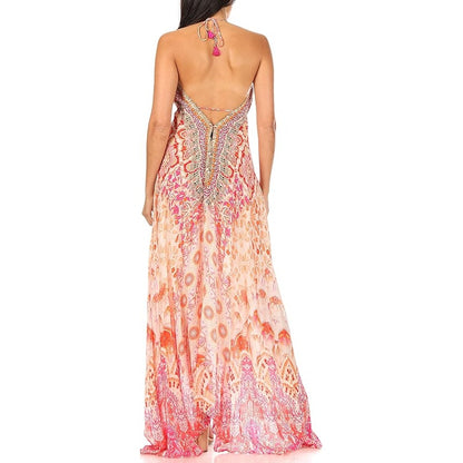 Sakkaz | Halter Handkerchief Dress