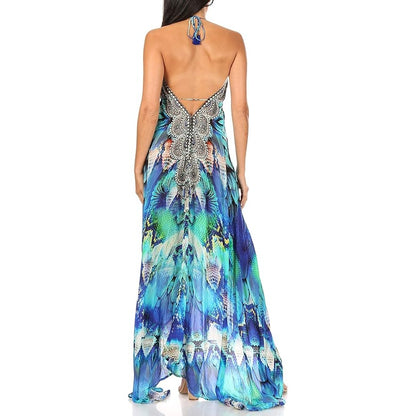 Sakkaz | Halter Handkerchief Dress