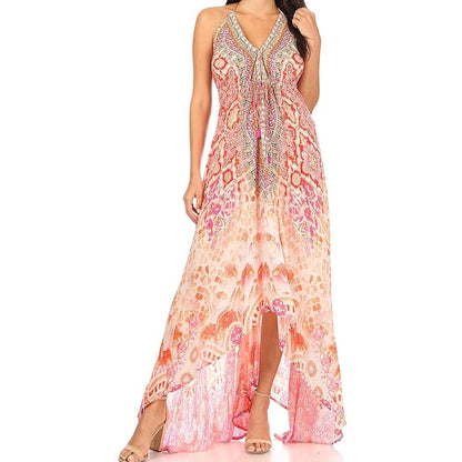 Sakkaz | Halter Handkerchief Dress