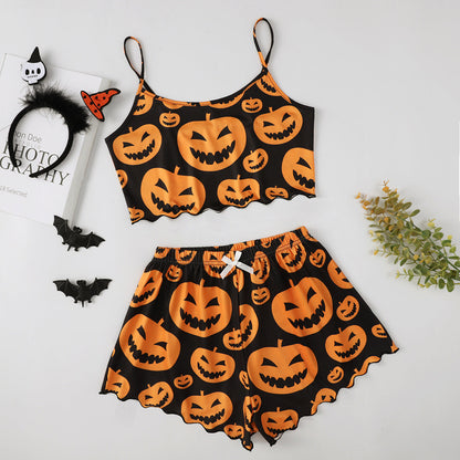 DivaElla™- Two-piece Halloween Pajamas Suit