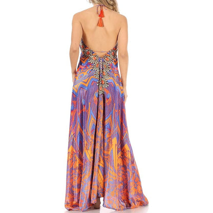 Sakkaz | Halter Handkerchief Dress