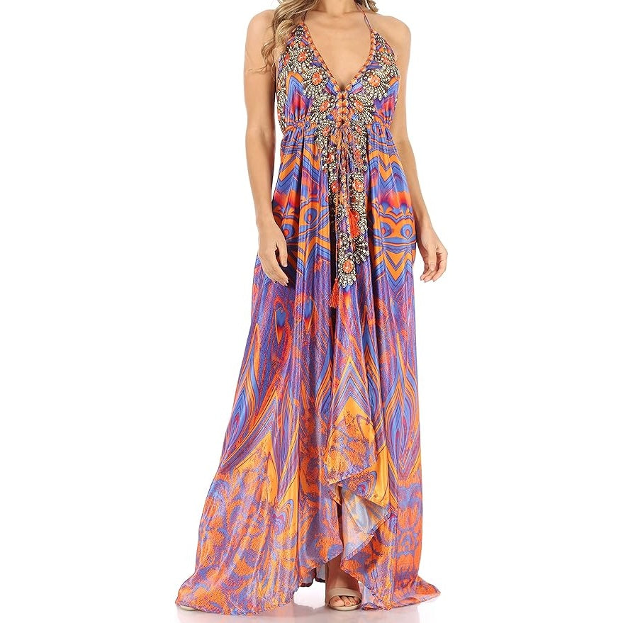 Sakkaz | Halter Handkerchief Dress