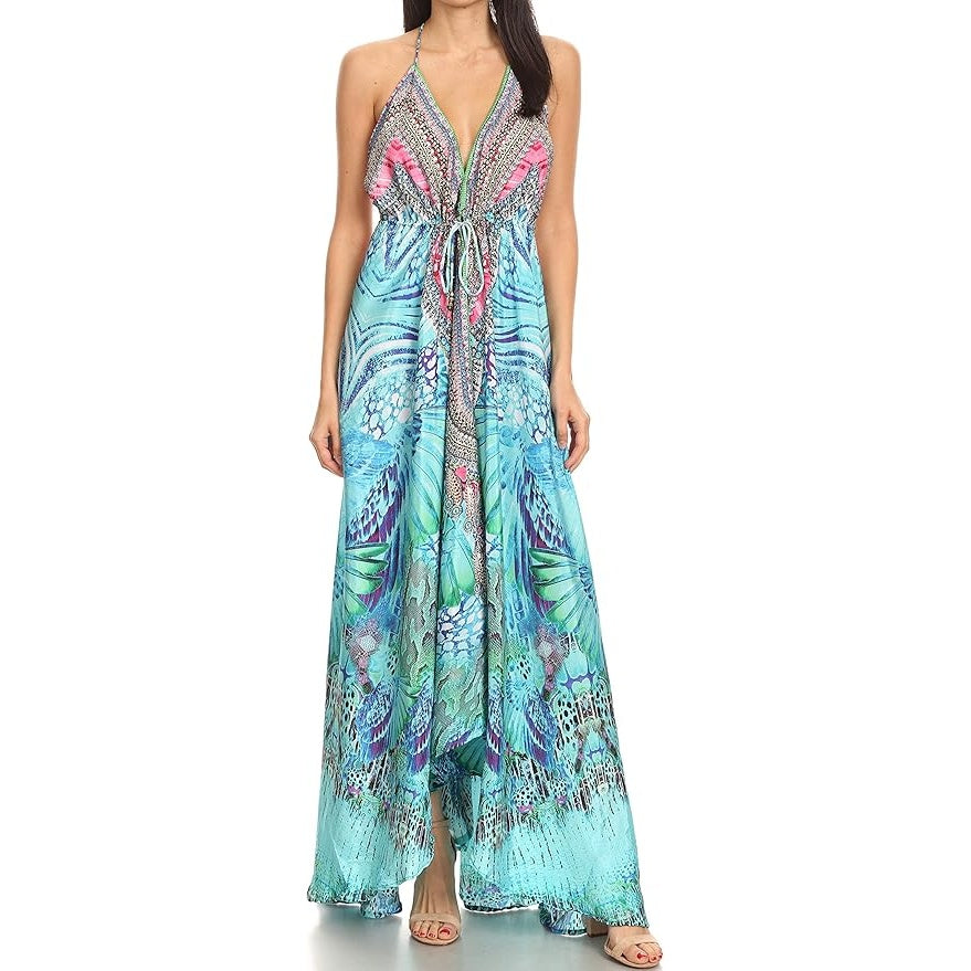 Sakkaz | Halter Handkerchief Dress