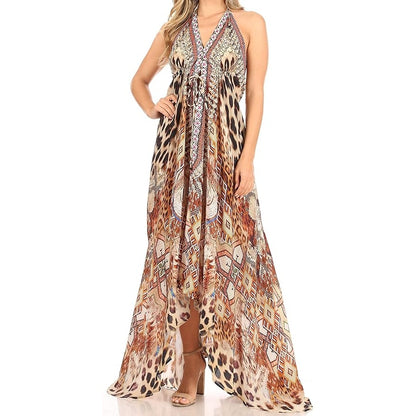 Sakkaz | Halter Handkerchief Dress