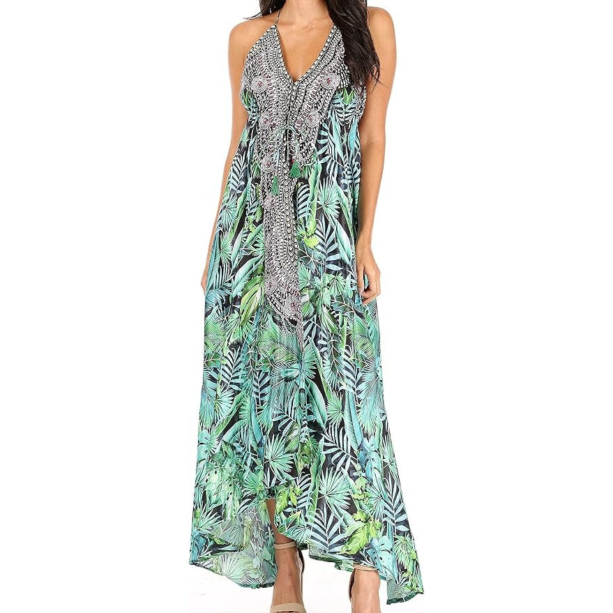 Sakkaz | Halter Handkerchief Dress